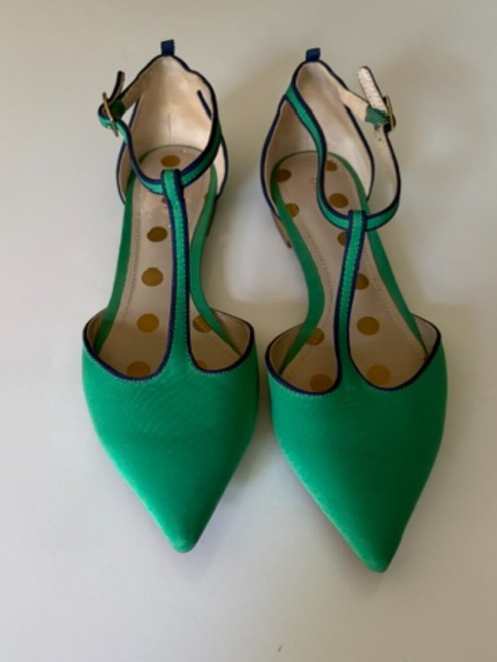 Boden fabric t-strap flats